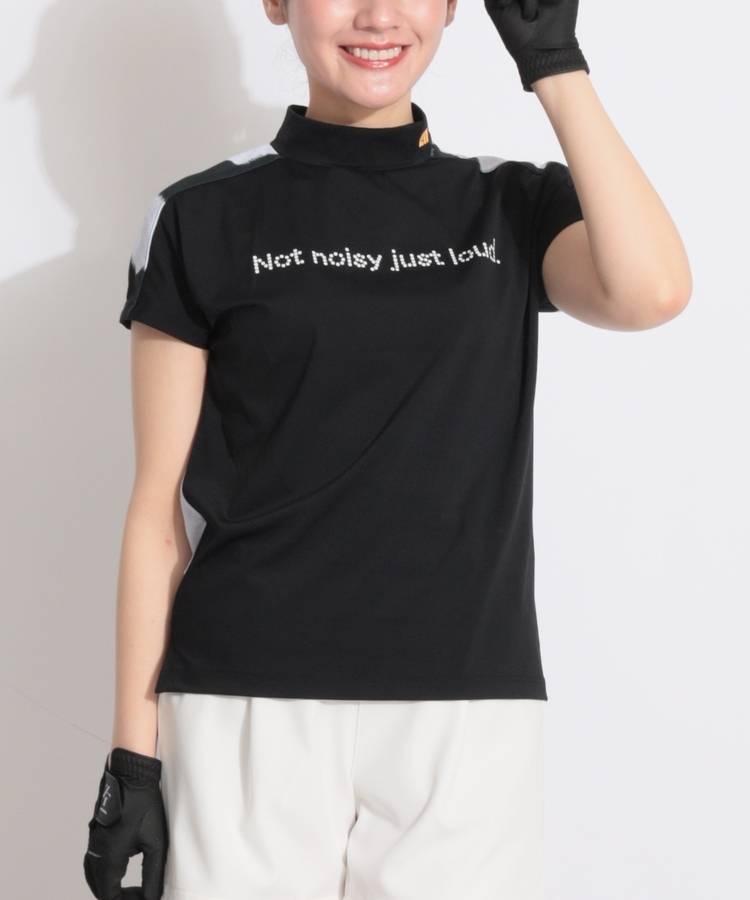 LM 【接触冷感】選べるバックデザインモックネック半袖カットソー