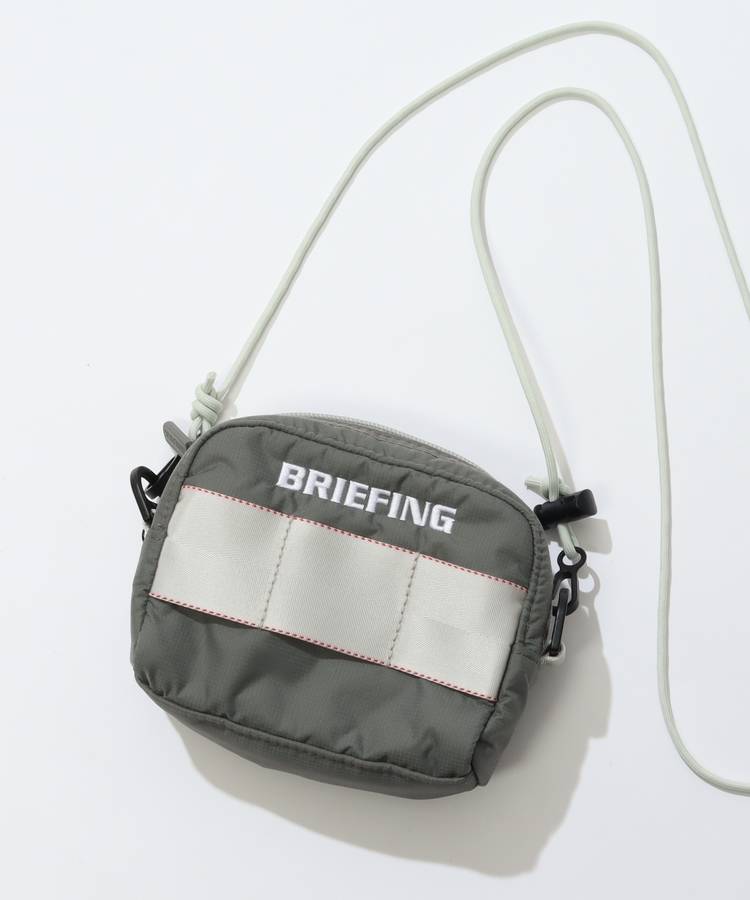 BR 【3WAY】ロゴ刺繍ポーチ