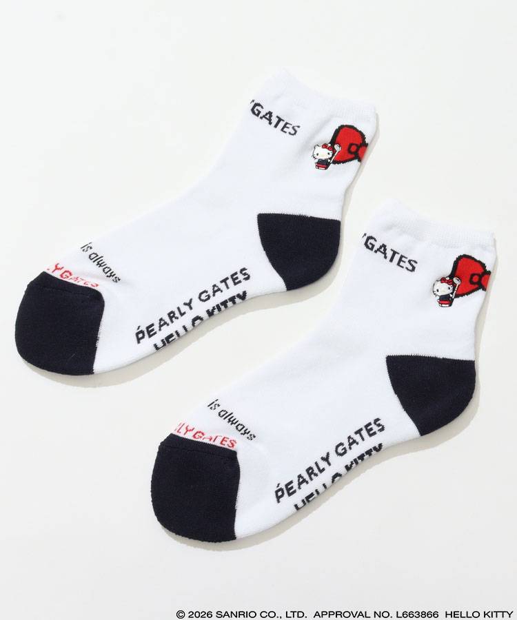 PG 【HelloKitty×PEARLYGATES】ショートソックス