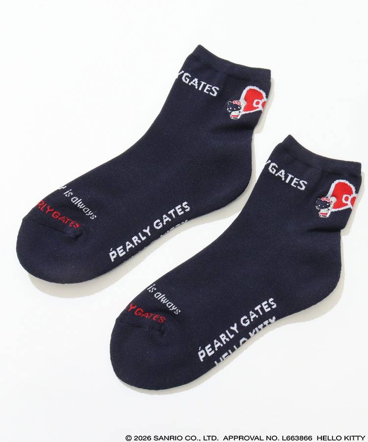 PG 【HelloKitty×PEARLYGATES】ショートソックス