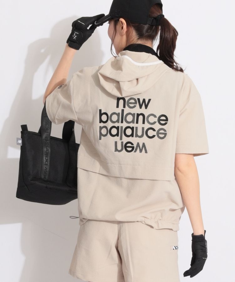 【吸水速乾UV】裾ドロストフーディー半袖プルオーバー