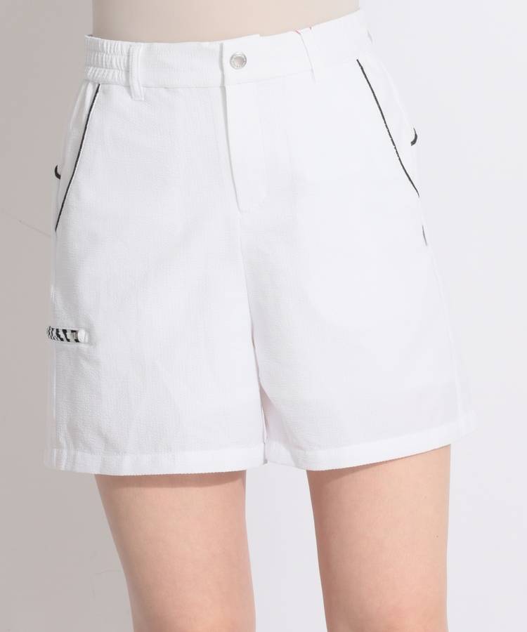 NB 【吸水速乾】サッカーストライプラメループショートパンツ