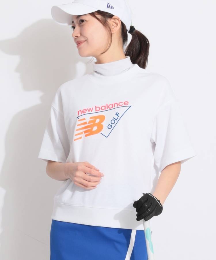 NB 【遮熱UV】グラフィックプリント裏毛スウェットプルオーバー