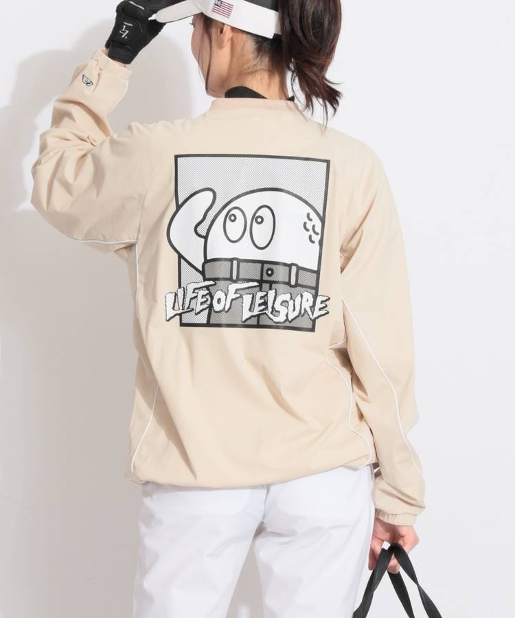 PD 【ユニセックス】【吸汗速乾UV】バックプリントスニードジャック