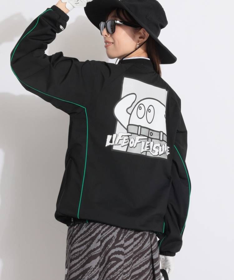 PD 【ユニセックス】【吸汗速乾UV】バックプリントスニードジャック