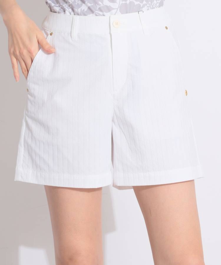 SA ドビーストライプ柄ショートパンツ