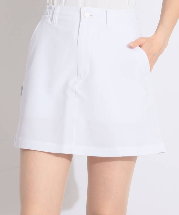 JB 【ストレッチUV】サイドラバーロゴプリントスカート
