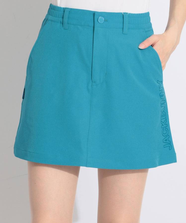 JB 【ストレッチUV】サイドラバーロゴプリントスカート