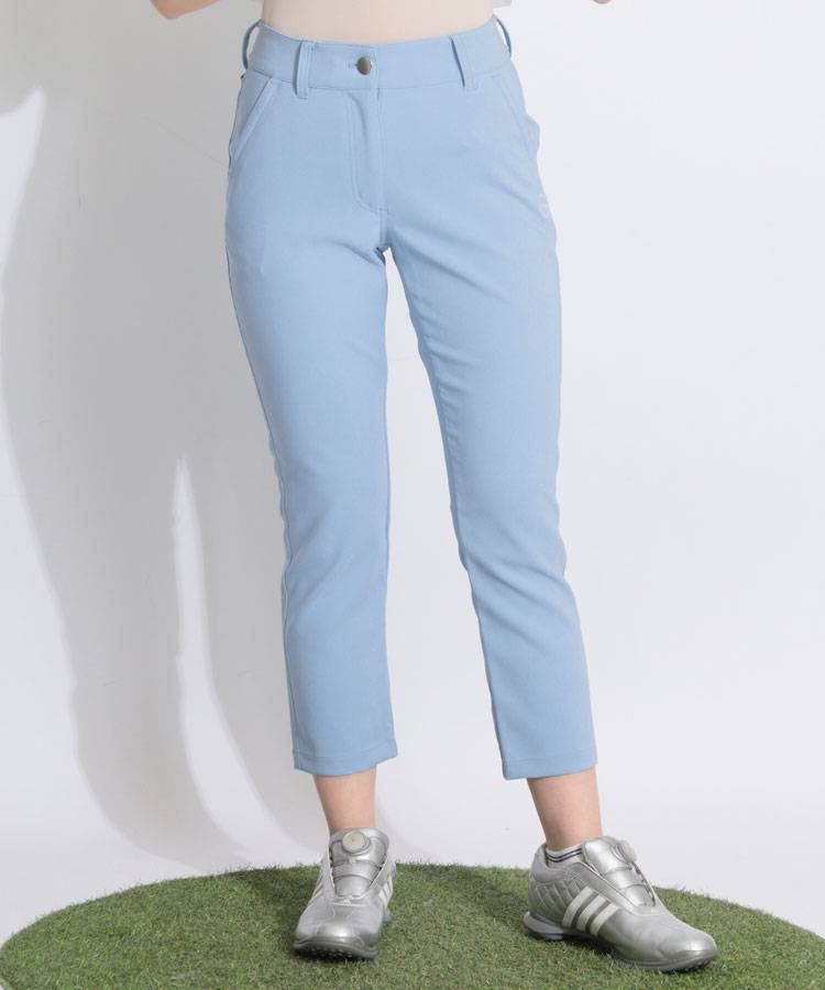 AS 【UVストレッチ】サイドロゴベーシックアンクルパンツ