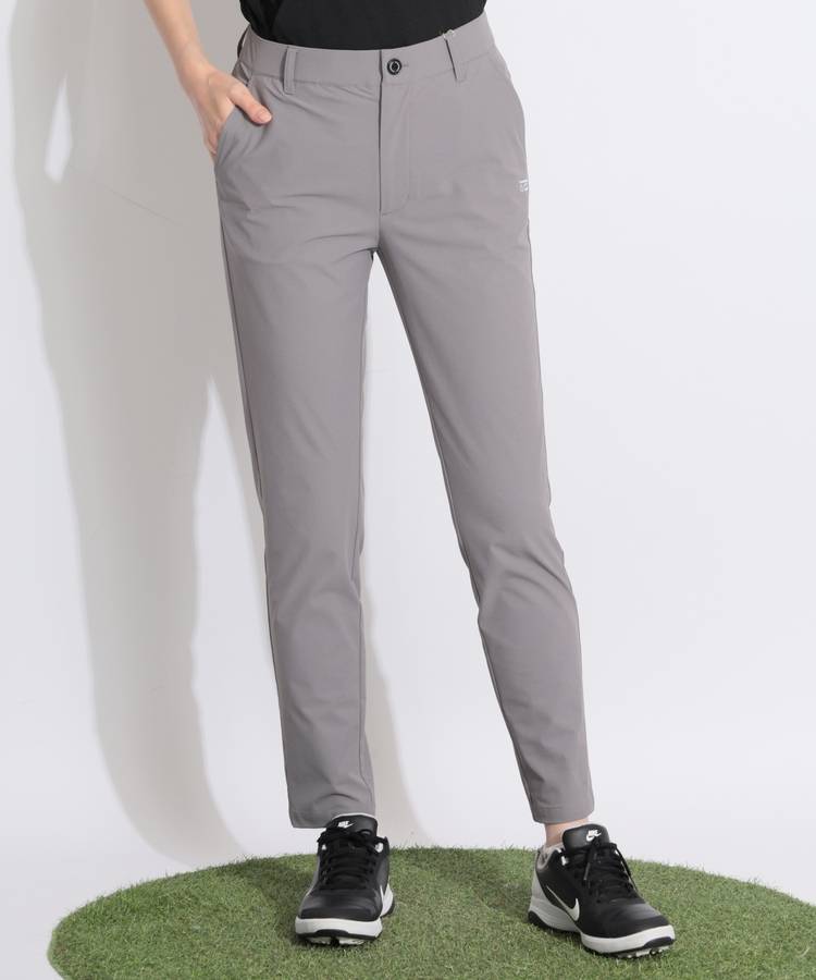 RO 【撥水UV】シンプルテーパードロングパンツ