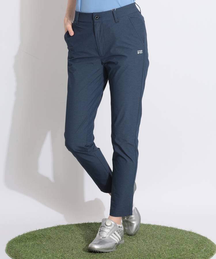 RO 【撥水UV】シンプルテーパードロングパンツ