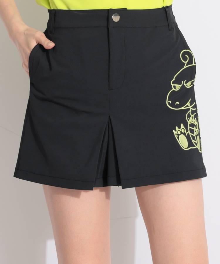 DD 【透け防止】ちょっこりチビドラ刺繍ショートパンツ