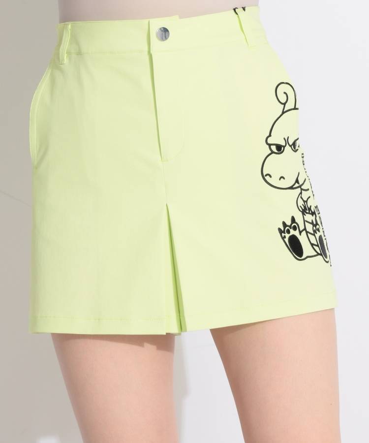 DD 【透け防止】ちょっこりチビドラ刺繍ショートパンツ