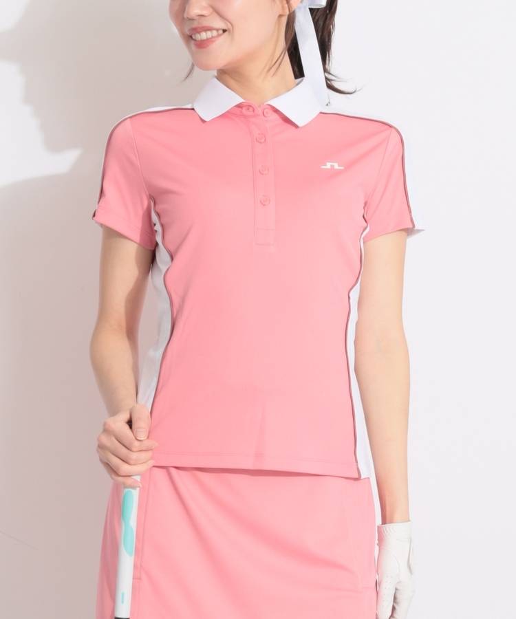 JL 【吸水速乾】バイカラー切替ジャージ半袖ポロシャツ