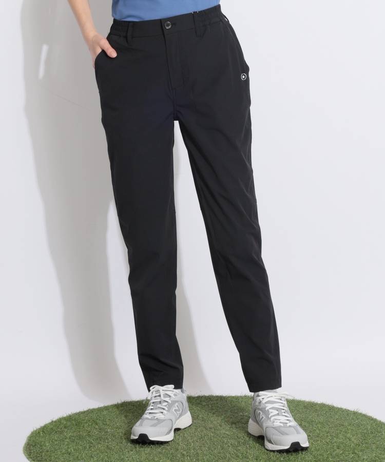 PN 【接触冷感ストレッチ】ナイロンテーパードパンツ