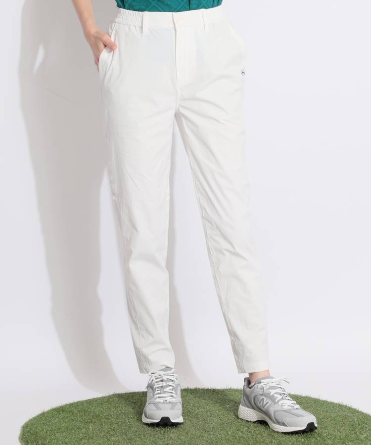 PN 【接触冷感ストレッチ】ナイロンテーパードパンツ