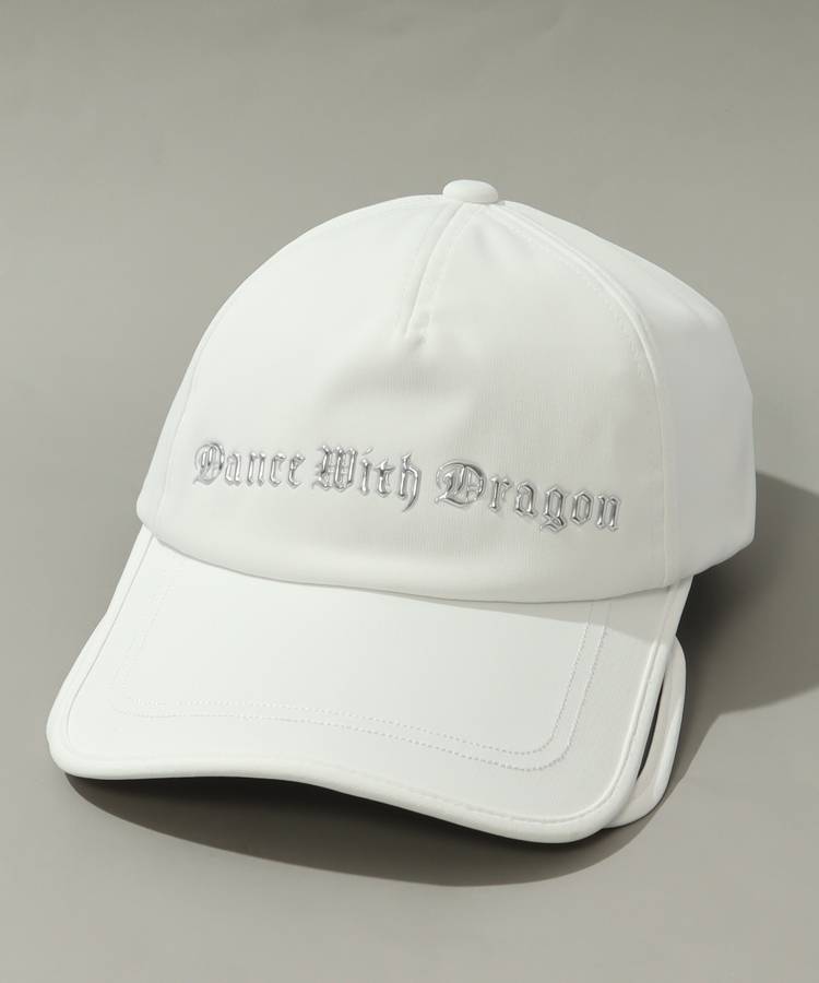 DD スライドバイザーシルバーロゴキャップ