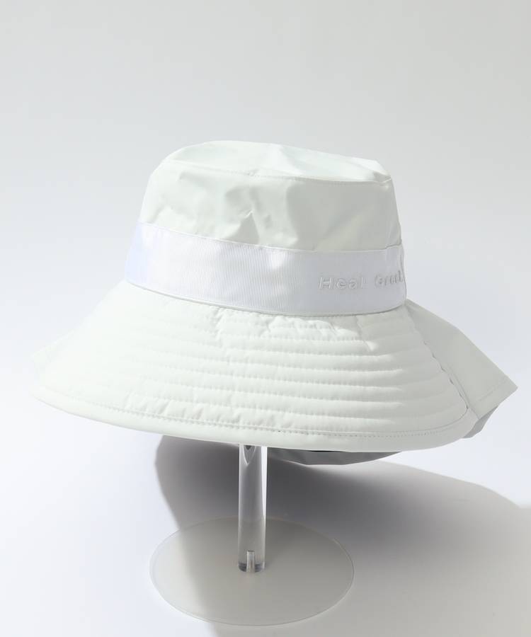 HK 【遮熱・遮光】サンシェードつば広ハット