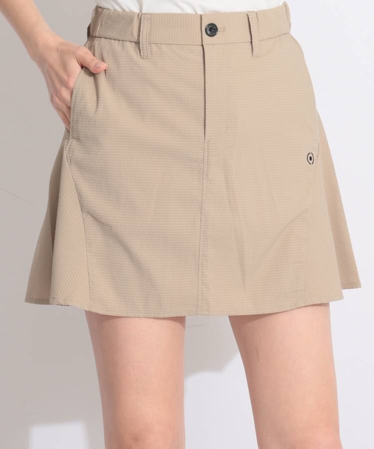 PN 【速乾ストレッチ】サッカーフレアスカート