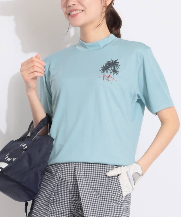 RO 【ユニセックス】【接触冷感UV】バックプリント半袖カットソー