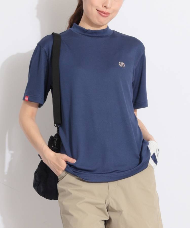 RO 【ユニセックス】【接触冷感UV】バックプリント半袖カットソー