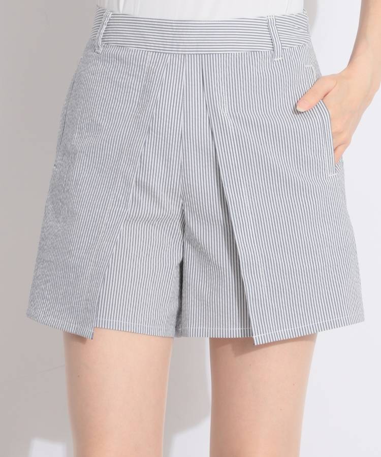 BE 【ストレッチ】選べるデザインラップショートパンツ