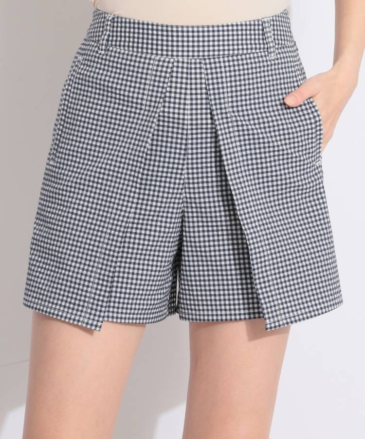 BE 【ストレッチ】選べるデザインラップショートパンツ