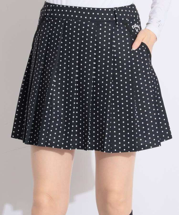 CA 【遮熱】ドットプリーツスカート