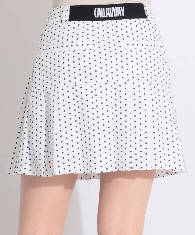CA 【遮熱】ドットプリーツスカート