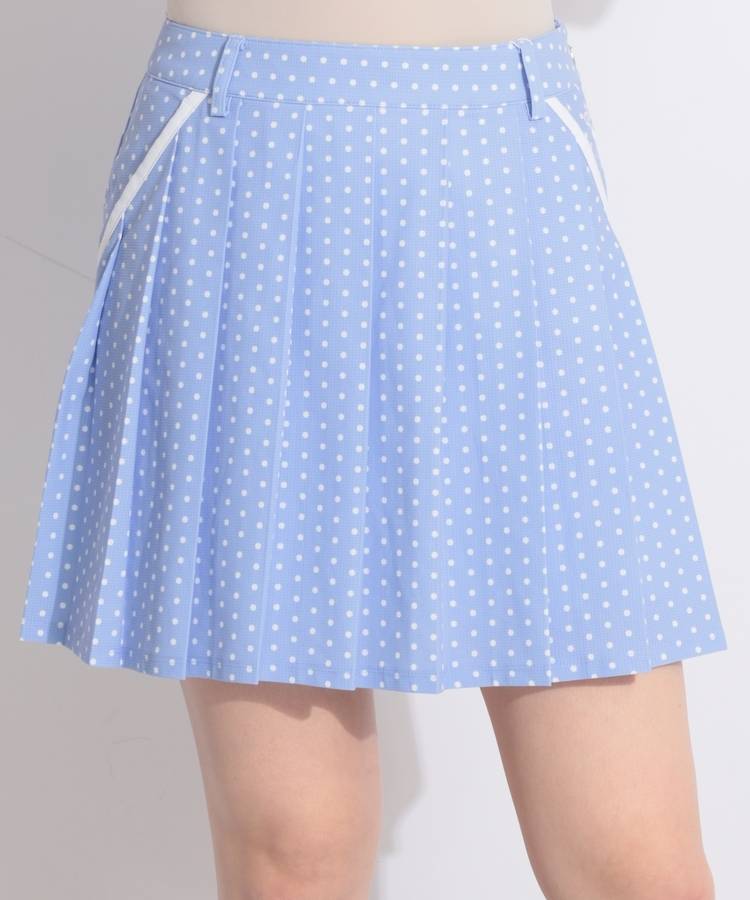 CA 【遮熱】ドットプリーツスカート