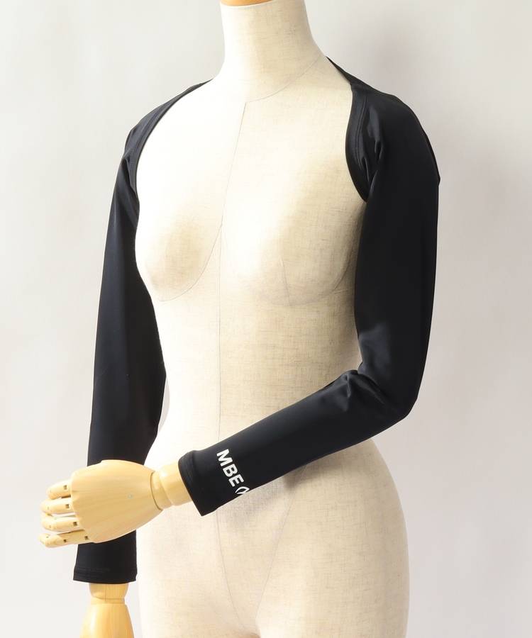 MB 【吸水速乾UV】ワンポイントロゴメッシュ切替シュラッグ