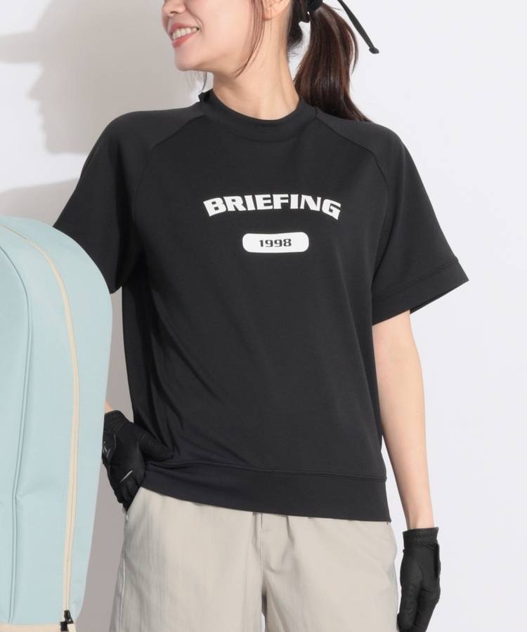 BR 【UVストレッチ】カレッジロゴラグラン半袖カットソー