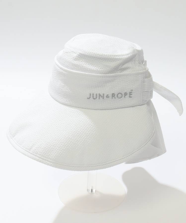 JR 【遮熱UV】3WAYバックリボンハット