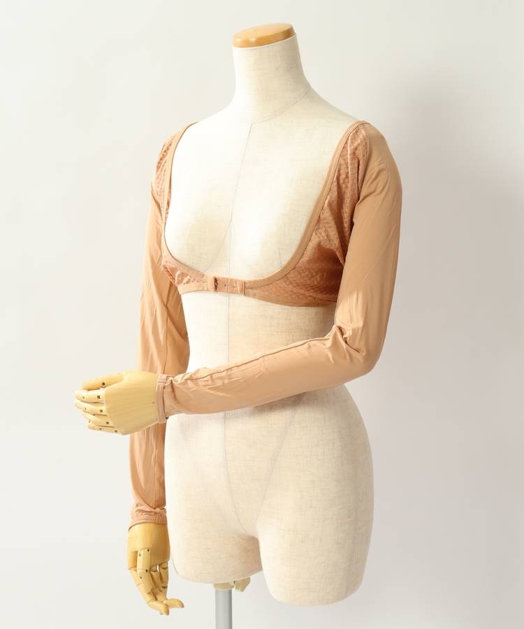 ZF 【アイスメッシュ】フロントホックボレロ型アームカバー