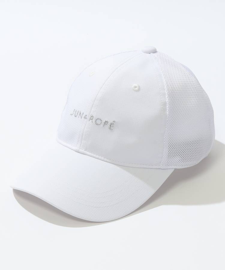 JR ロゴ刺繍メッシュコンビキャップ