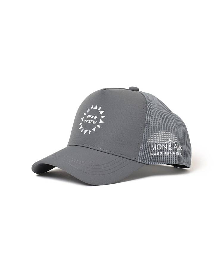BE MONTAUK刺繍メッシュキャップ