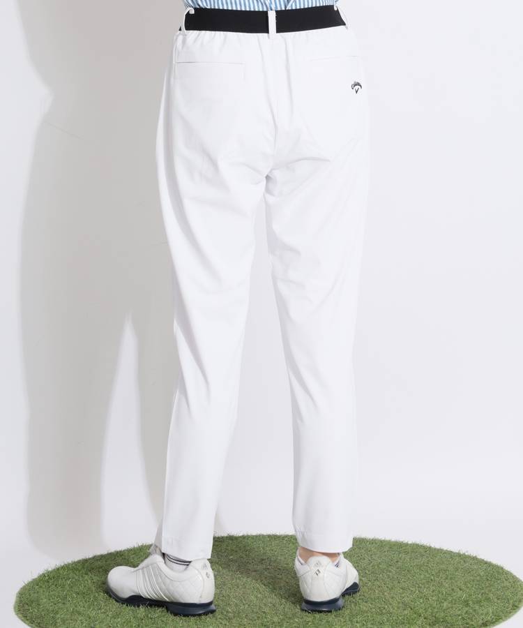 CA 【8WAYストレッチ】ウエストロゴロングパンツ