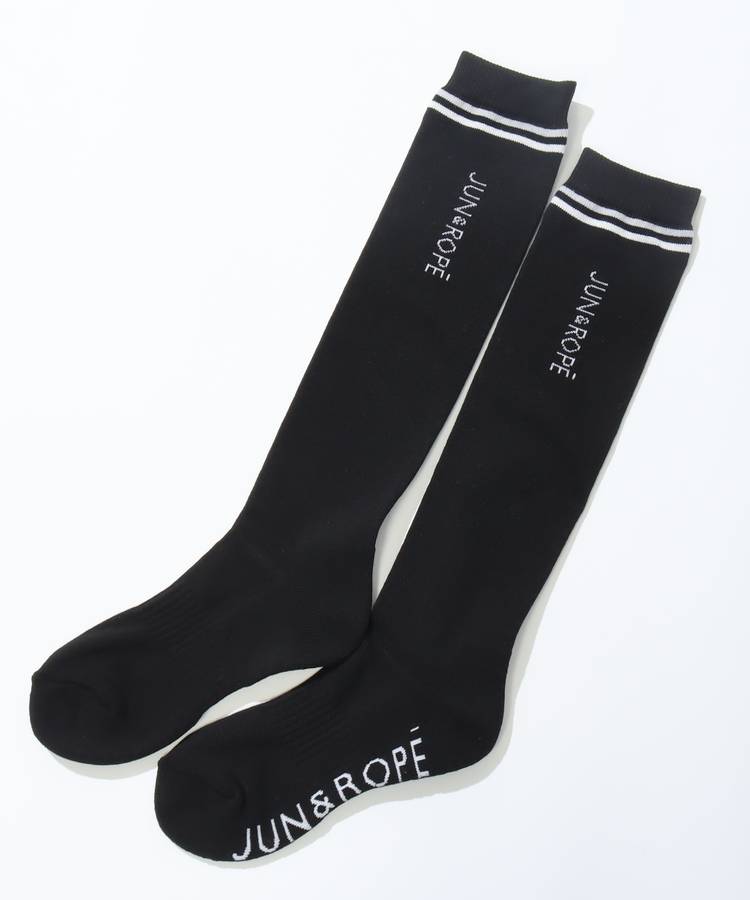 JR 【吸水速乾】ライン入りハイソックス