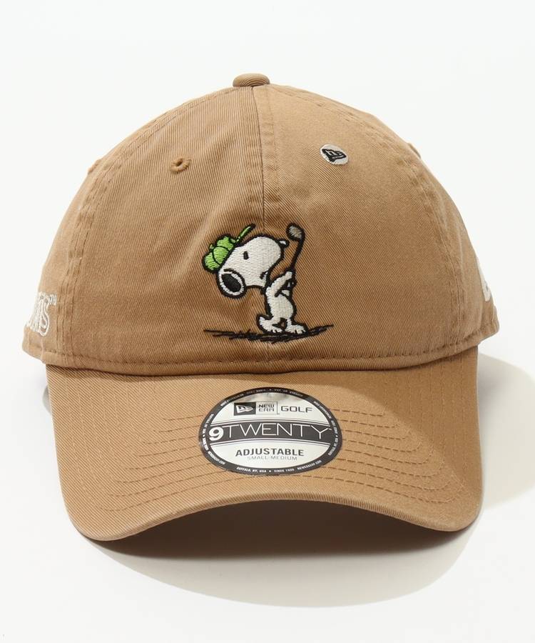 NE 【PEANUTS】【抗菌】コットンツイルキャップ(ブラウン)