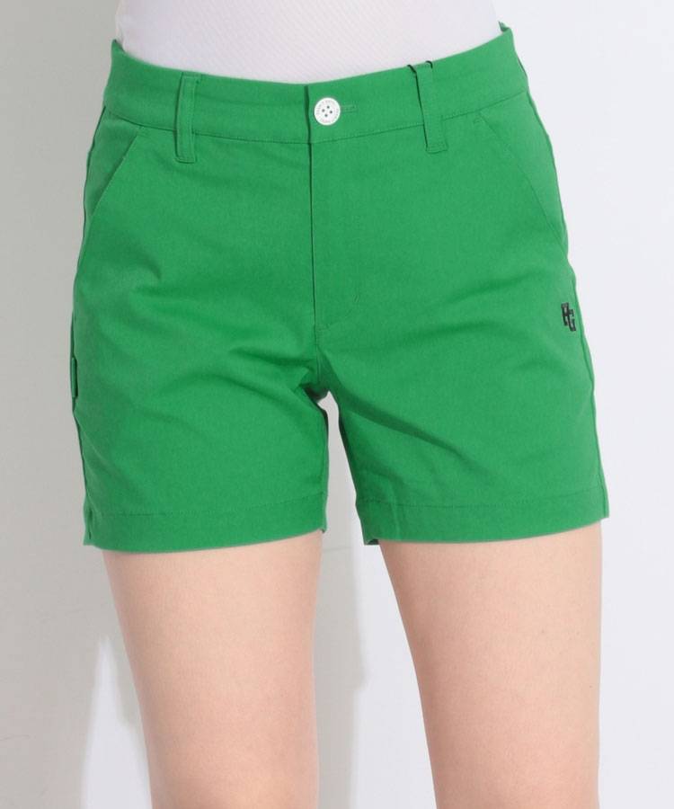 PG 【ストレッチ】ヘリンボーン柄ショートパンツ