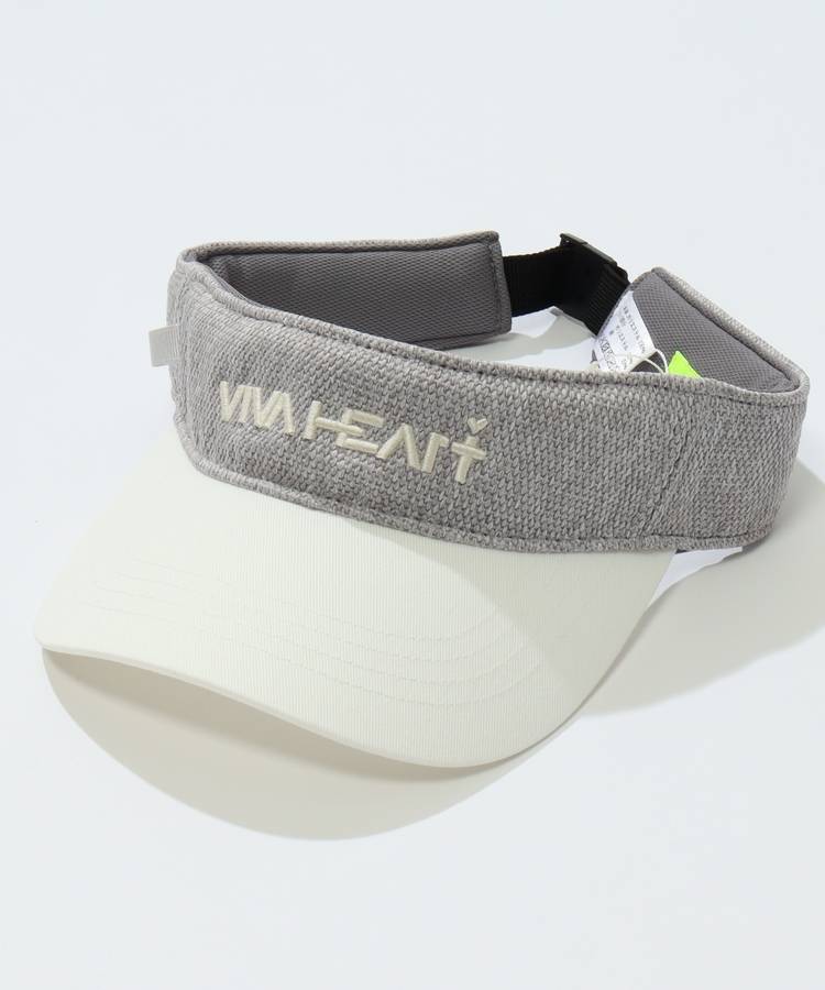 VH ロゴ刺繍ツイード調サンバイザー