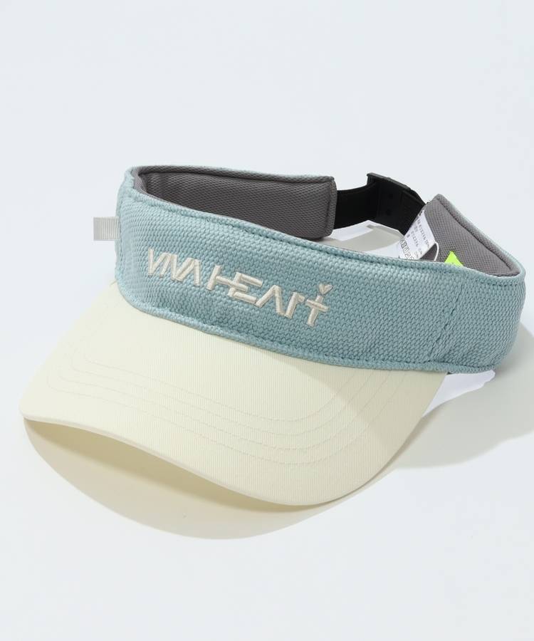 VH ロゴ刺繍ツイード調サンバイザー