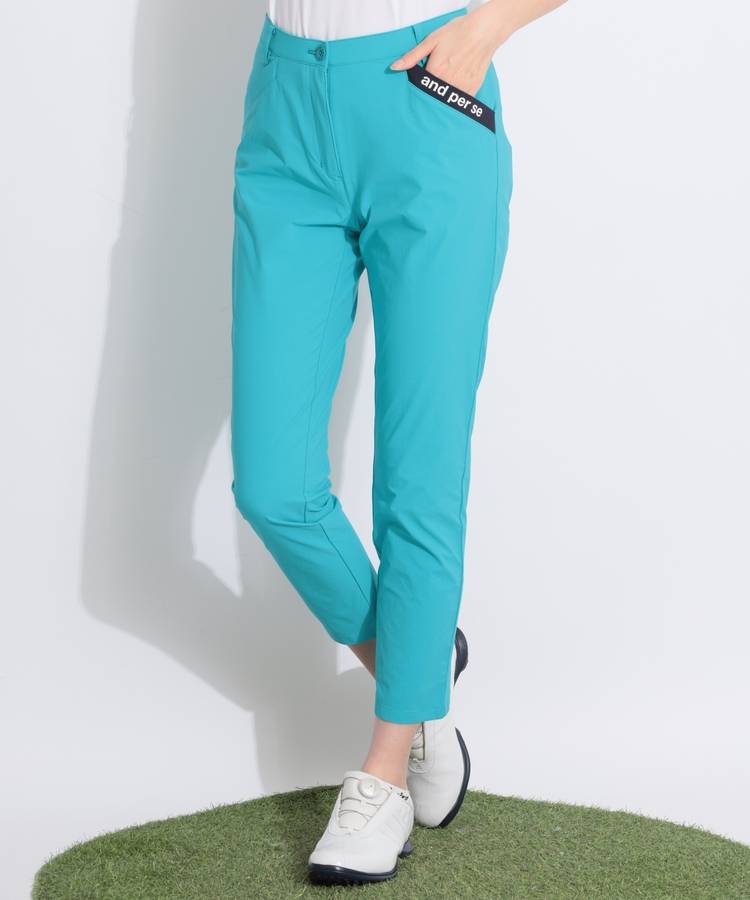 AP 【接触冷感UV】ナイロンテーパードパンツ