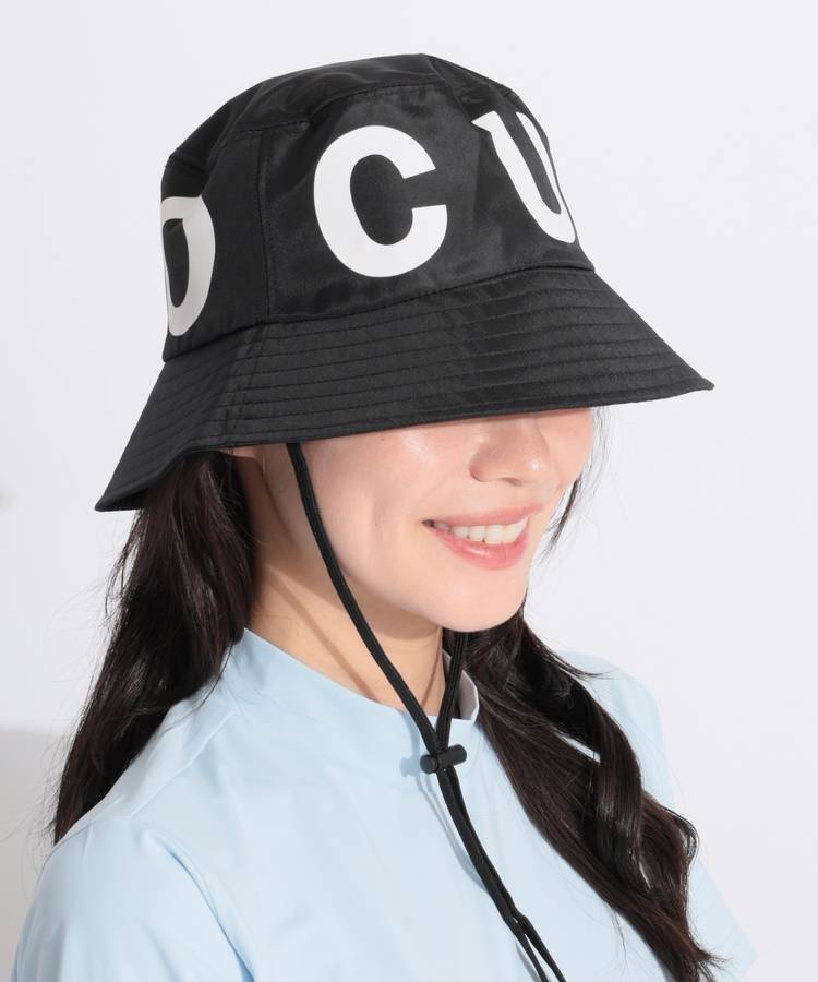 CU 【UV】ビッグロゴバケットハット