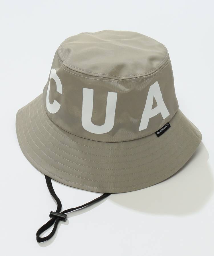 CU 【UV】ビッグロゴバケットハット