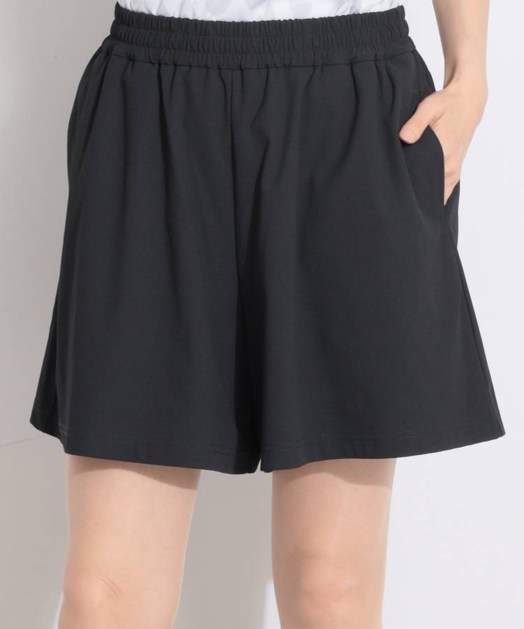 BE 【B.C.THREE】一体型ぺチパンツ付フレアショートパンツ