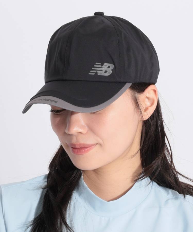 NB 【耐水・透湿】バイカラーブリムレインキャップ