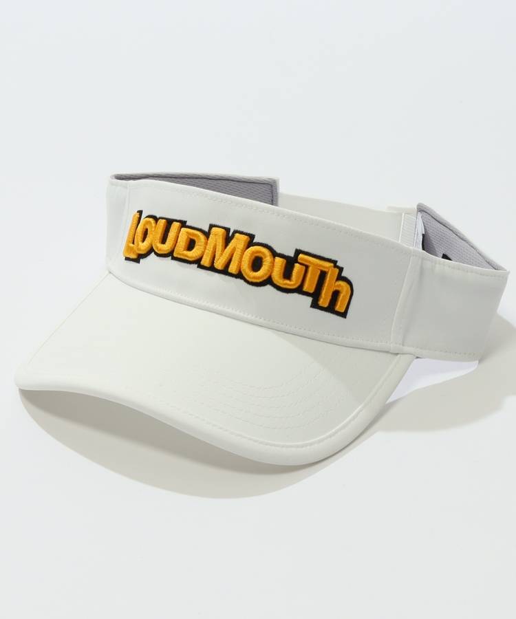 LM 【撥水】立体ロゴ刺繍ツイルサンバイザー