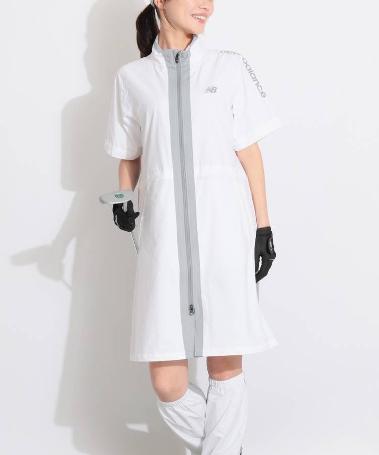 NB 【透湿防水】収納袋付き2WAYレインワンピース