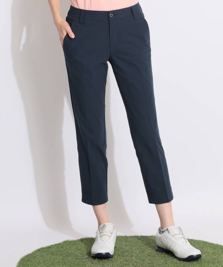 YX 【涼感】メッシュクロップドパンツ